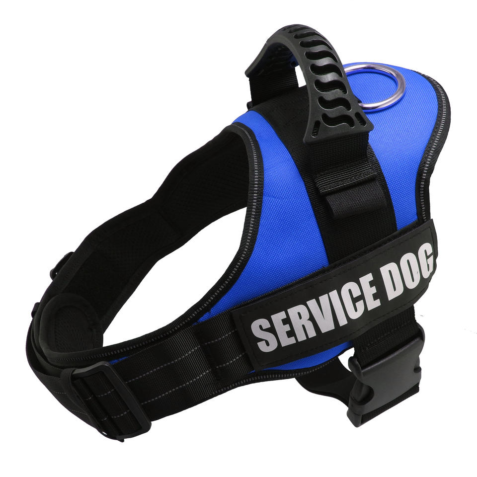 Fluffy Friend harness in blue