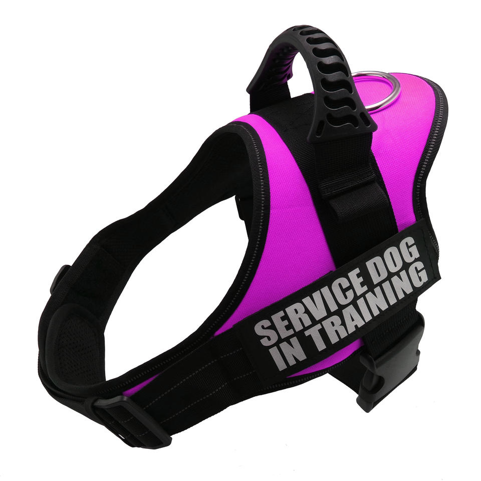 Fluffy Friend harness in pink
